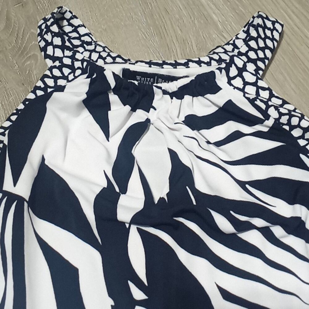 White House Black Market Abstract Halter Dress Size XS Resortwear - Picture 5 of 10